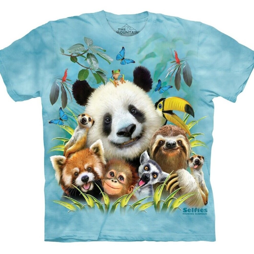 The Mountain Zoo Selfie Panda Kids Shirt XL